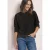 Shirt met lange mouwen, ronde hals en kanten rand