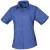 Premier Dames/Dames Popeline Blouse met Korte Mouwen (Koningsblauw)
