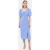 Sweetheart Hals Midi Jurk met een Zijsplit