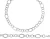 Orphelia Dames 925 Sterling Zilver Set: Ketting + Armband – Zilver SET-015