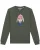 Watapparel Sweatshirt ‘ Hase ‘  kaki / gemengde kleuren
