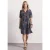 Street One Dames Kniehoge jurk met strikdetail in Blauw
