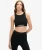 Sportswear Behatopje met Logo Zwart