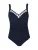 SUNFLAIR Badpak  donkerblauw / wit