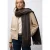 Street One Dames Zachte sjaal met decoratieve steentjes in Bruin