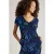 White Stuff Tallie Jersey Dress Blue Print
