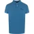 Klassieke Polo Shirt met Korte Mouwen en Kraag in Blauw