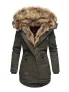 Navahoo Dames Winterparka Daria – Klassieker, Warm & Met Afneembare Bontkraag