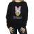 Disney Dames/Dames Sweatshirt met Daisy Eend Gezicht (Zwart)