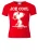 LOGOSHIRT Shirt ‘Snoopy – Peanuts’  rood / wit