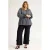 Anyday gestreepte blouse Plus Size – zwart