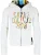 Carlo Colucci Sweatvest ‘Carletto’  gemengde kleuren / wit