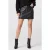 The Kooples Short Leather Skirt With Studded Details Black