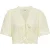 Only Onlbryson s/s short emb tie top wvn lemon icing