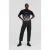 Karl Lagerfeld Black Denim Tapered Denim Pants