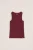 WE Fashion – Meisjes singlet van ribstof – Slim Fit – Bordeauxrood – Katoen –