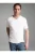 TRIGEMA T-Shirt V-hals wit, Effen
