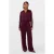 Studio AMAYA wide leg broek – donkerpaars
