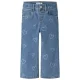 NAME IT MINI NMFROSE wide leg jeans met hartjes – mediumblauw