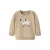 NAME IT BABY rechtvallende sweater met print – beige