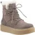 Hush Puppies Bronte Suède Dames Taupe Winter Enkelhoge Laarzen