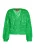 swirly Gebreid vest  groen