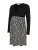 MAMALICIOUS Jurk ‘MLMARI’  zwart / wit