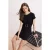 TRENDYOLMİLLA Dames Zwart Effen Kort / Mini Mouwloos Bodycon Jurken