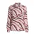 Geisha blouse met print – ecru/donkerrood/roze