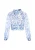 faina Blouse  blauw / wit