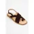 Louna Leer Thong Sandalen (Women)