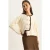 Geribbelde Gebreide Knopen Cardigan