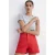 Mango straight leg casual short – rood