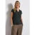 Street One Dames Poloshirt met gebreide look in Groen