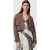 AllSaints Ophelia Suede Jacket Mole Brown