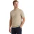 Blue Industry T-shirt beige met boord effen