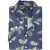Overhemd New Zealand bloemen geprint donkerblauw