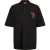 Hugo Heren Dardigo Rose Poloshirt (Zwart)