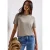 Street One Dames Shirt met capuchon in Beige