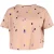 Marni crop T-shirt met stippen in perzikkleurig katoen