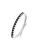 Lucardi Ring ‘Chic’  zwart / zilver
