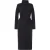 French Connection Renya Roll Nk Dress Moonless Night