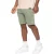 Crosshatch Bardon-sweatshorts voor heren (Olijf)