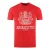 Aquascutum Large Bold London Aldis Brand Logo Red T-Shirt