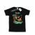 Disney Dames/Dames Bambi Omhoog Gekanteld Katoenen Vriendje T-shirt (Zwart)