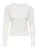 ONLY Gebreid vest ‘ONLBETTY’  wit