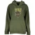 Leopard Hoodie Legergroen