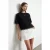 Dames Katoen Elastaan Crew Neck T-Shirt
