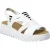 Rieker Dames contrast gestreepte ecologisch leren sandalen