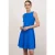 Motivi Crepe Fabric Mini Dress Blue